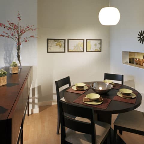 dining room area of apartment in wilmington de